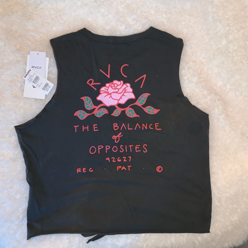 Women’s RVCA Tie Front Tank Top